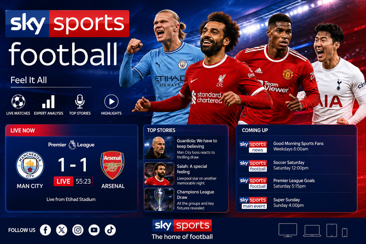 Sky Sports Football: News, Scores, Fixtures & Updates